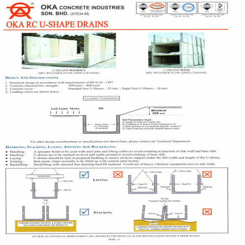 OKA RC U-Shape Drain